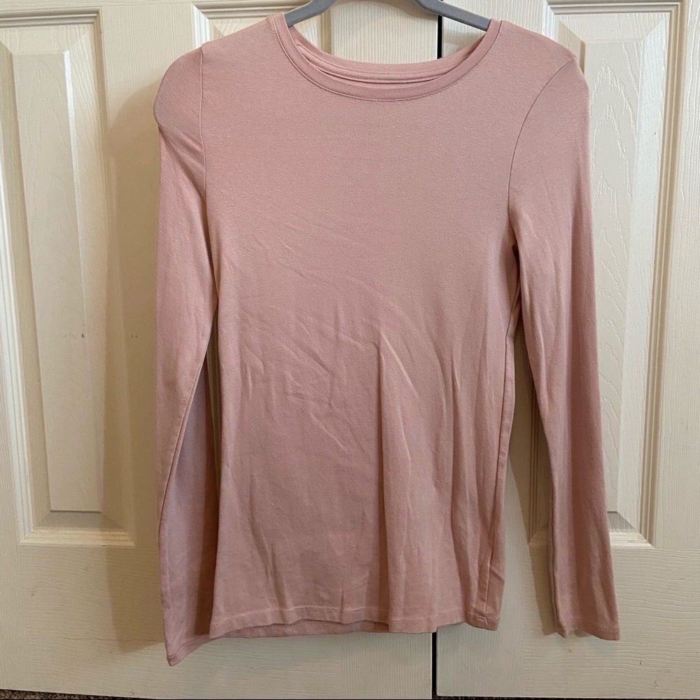 Long sleeve fitted t shirt